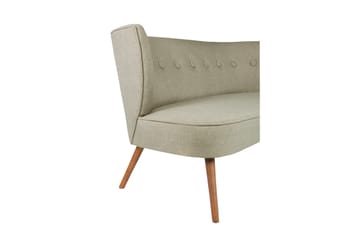 Clivocast Djup 2-sits Soffa i Tyg med Träben - Grå - Möbler - Soffa - 2 sits soffa