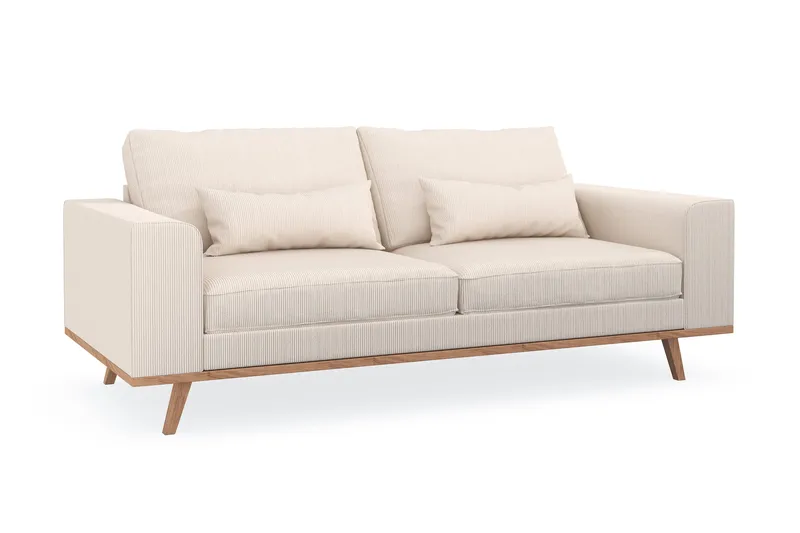 Copenhagen 2-sits Manchestersoffa - Beige - Möbler - Soffa - 2 sits soffa