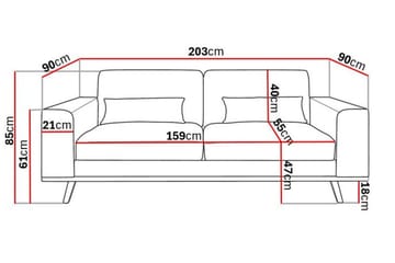 Copenhagen 2-sits Manchestersoffa - Beige - Möbler - Soffa - 2 sits soffa