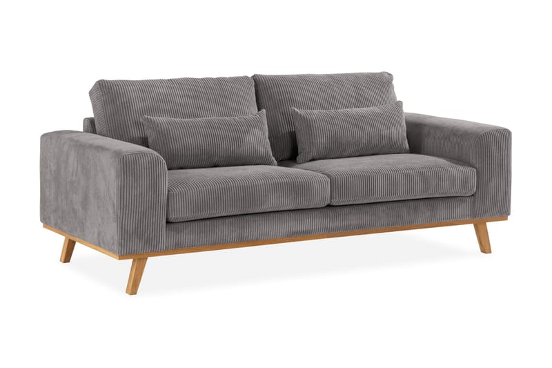 Copenhagen 2-sits Manchestersoffa - Mörkgrå - Möbler - Soffa - 2 sits soffa