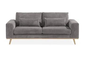 Copenhagen 2-sits Manchestersoffa - Mörkgrå - Möbler - Soffa - 2 sits soffa