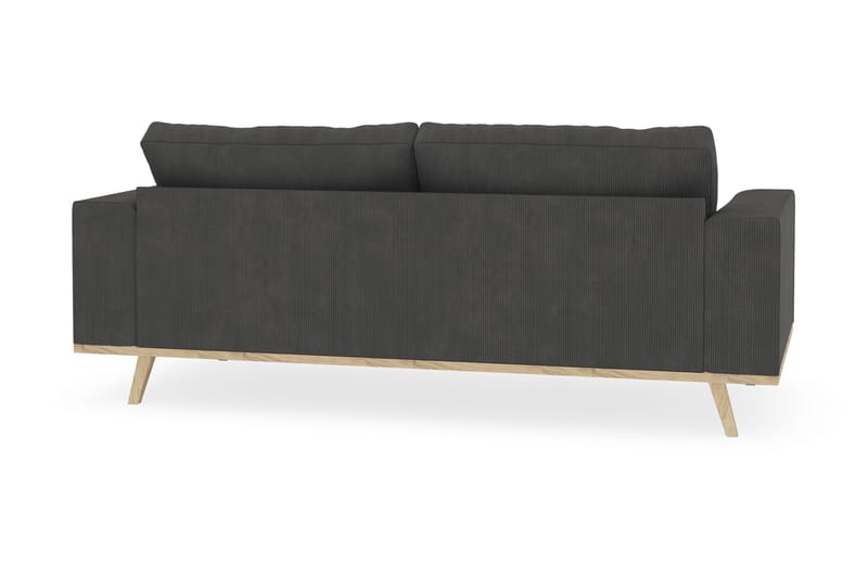 Copenhagen 2-sits Manchestersoffa - Mörkgrå - Möbler - Soffa - 2 sits soffa