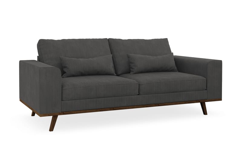 Copenhagen 2-sits Manchestersoffa - Mörkgrå - Möbler - Soffa - 2 sits soffa