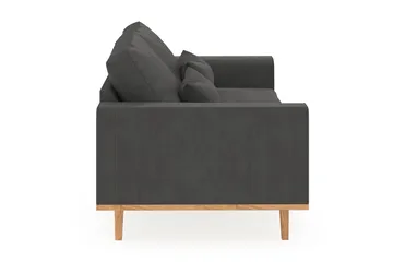 Copenhagen 2-sits Manchestersoffa - Mörkgrå - Möbler - Soffa - 2 sits soffa