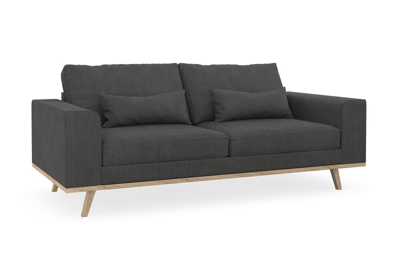 Copenhagen 2-sits Manchestersoffa - Mörkgrå - Möbler - Soffa - 2 sits soffa