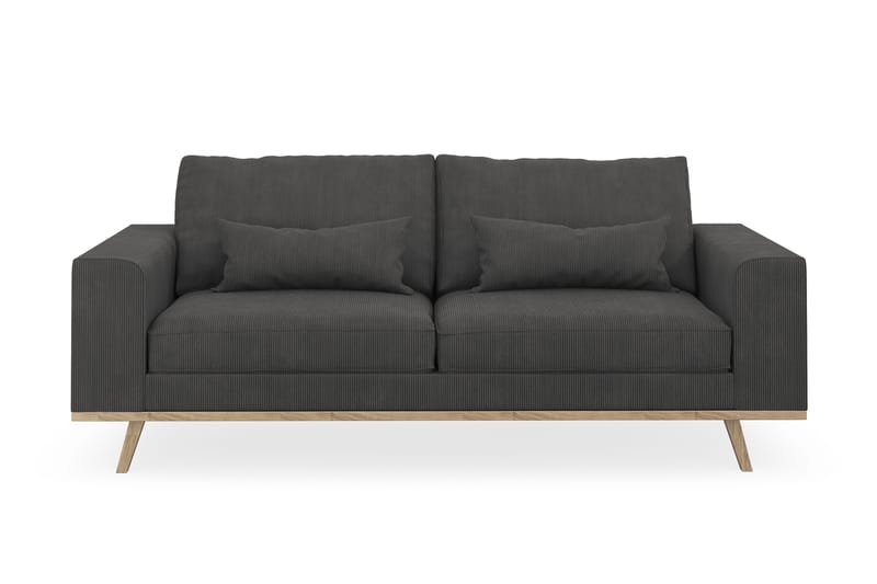 Copenhagen 2-sits Manchestersoffa - Mörkgrå - Möbler - Soffa - 2 sits soffa