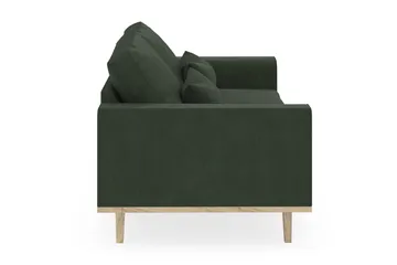 Copenhagen 2-sits Manchestersoffa - Mörkgrön - Möbler - Soffa - 2 sits soffa