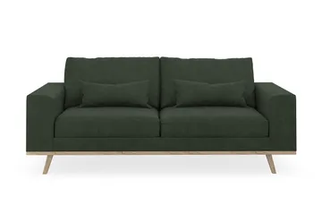Copenhagen 2-sits Manchestersoffa - Mörkgrön - Möbler - Soffa - 2 sits soffa