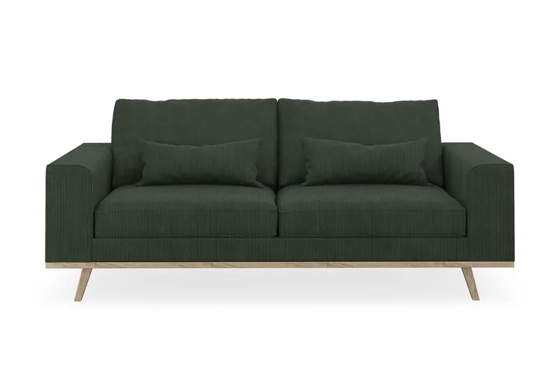 Copenhagen 2-sits Manchestersoffa - Mörkgrön - Möbler - Soffa - 2 sits soffa