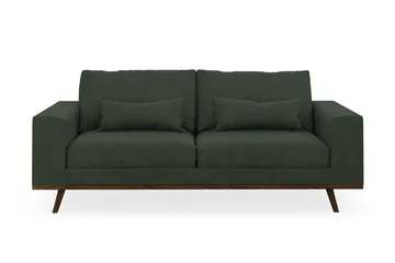 Copenhagen 2-sits Manchestersoffa - Mörkgrön - Möbler - Soffa - 2 sits soffa