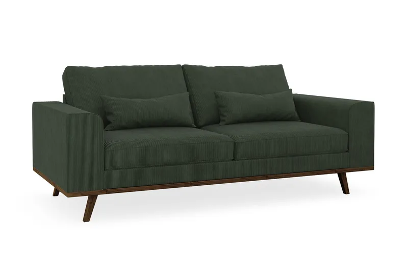 Copenhagen 2-sits Manchestersoffa - Mörkgrön - Möbler - Soffa - 2 sits soffa