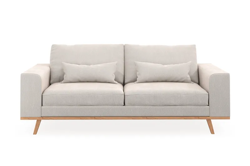 Copenhagen 2-sits Sammetssoffa - Krämvit - Möbler - Soffa - 2 sits soffa