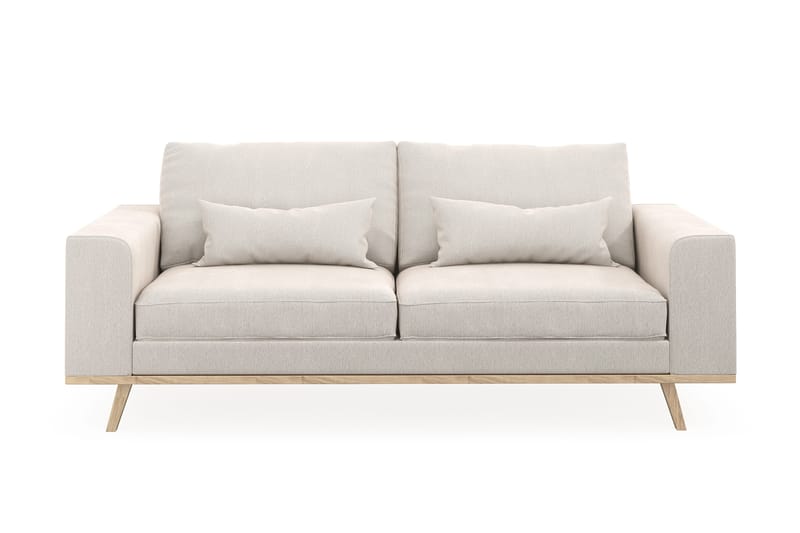 Copenhagen 2-sits Sammetssoffa - Krämvit - Möbler - Soffa - 2 sits soffa