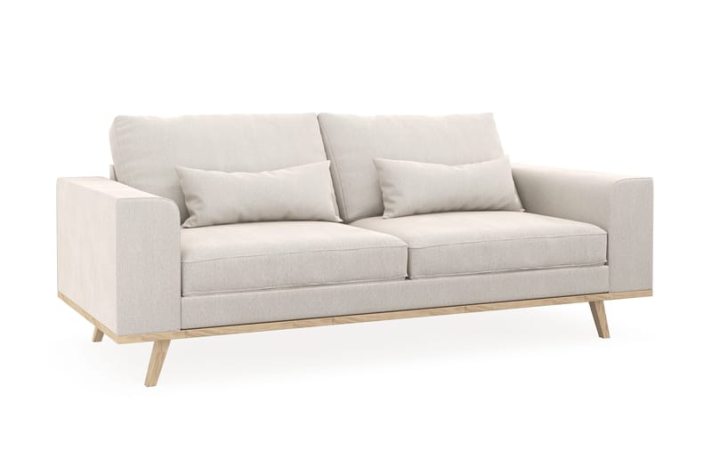 Copenhagen 2-sits Sammetssoffa - Krämvit - Möbler - Soffa - 2 sits soffa