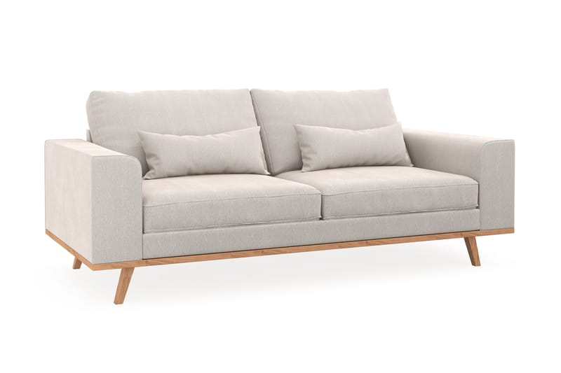 Copenhagen 2-sits Sammetssoffa - Krämvit - Möbler - Soffa - 2 sits soffa