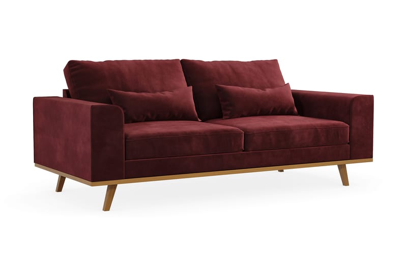 Copenhagen 2-sits Sammetssoffa - Lila - Möbler - Soffa - 2 sits soffa