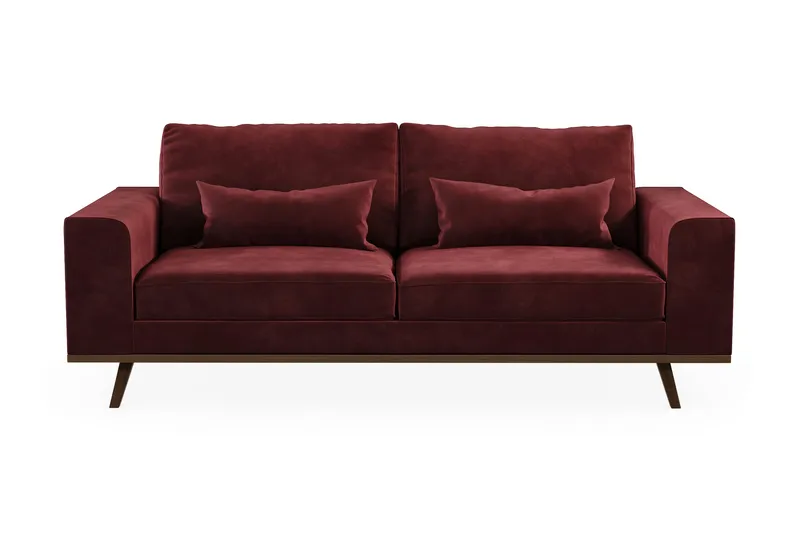 Copenhagen 2-sits Sammetssoffa, Lila