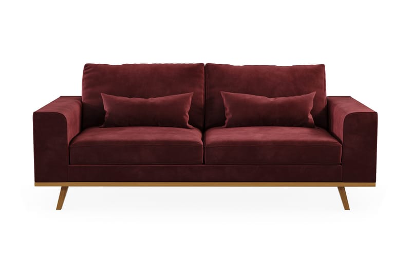 Copenhagen 2-sits Sammetssoffa, Lila