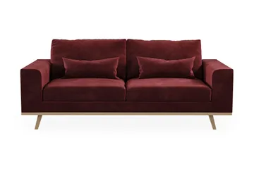 Copenhagen 2-sits Sammetssoffa