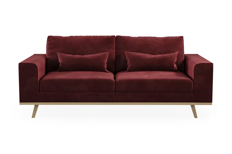 Copenhagen 2-sits Sammetssoffa - Lila - Möbler - Soffa - 2 sits soffa