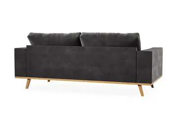 Copenhagen 2-sits Sammetssoffa - Mörkgrå - Möbler - Soffa - 2 sits soffa