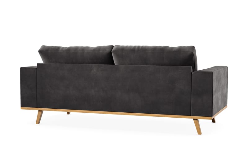 Copenhagen 2-sits Sammetssoffa - Mörkgrå - Möbler - Soffa - 2 sits soffa