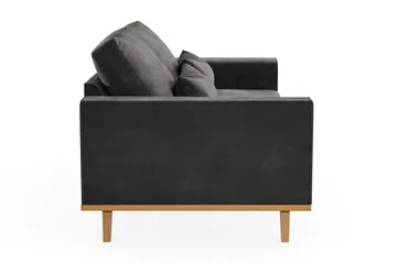 Copenhagen 2-sits Sammetssoffa - Mörkgrå - Möbler - Soffa - 2 sits soffa