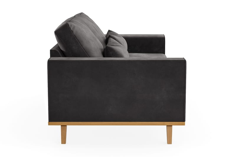 Copenhagen 2-sits Sammetssoffa - Mörkgrå - Möbler - Soffa - 2 sits soffa