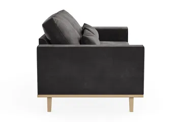 Copenhagen 2-sits Sammetssoffa - Mörkgrå - Möbler - Soffa - 2 sits soffa