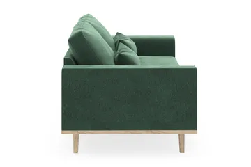 Copenhagen 2-sits Sammetssoffa - Mörkgrön - Möbler - Soffa - 2 sits soffa