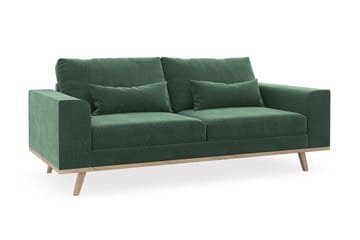 Copenhagen 2-sits Sammetssoffa - Mörkgrön - Möbler - Soffa - 2 sits soffa