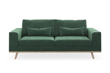 Copenhagen 2-sits Sammetssoffa - Mörkgrön - Möbler - Soffa - 2 sits soffa