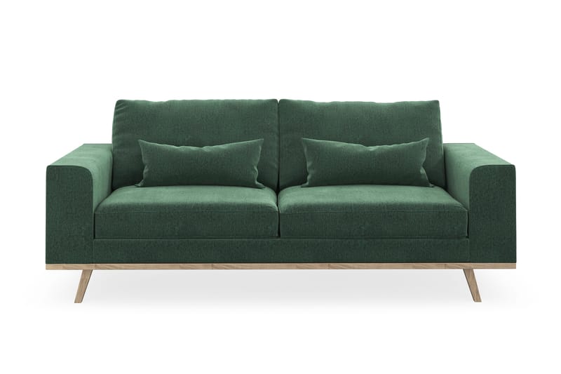 Copenhagen 2-sits Sammetssoffa - Mörkgrön - Möbler - Soffa - 2 sits soffa