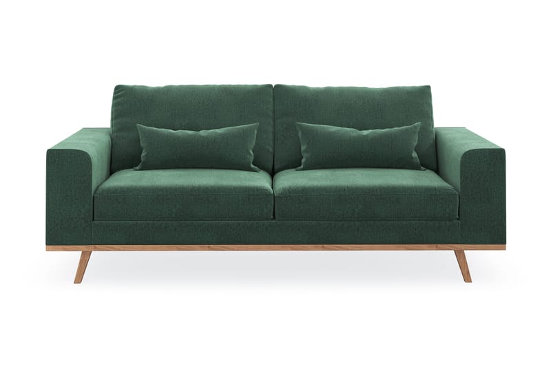 Copenhagen 2-sits Sammetssoffa - Mörkgrön - Möbler - Soffa - 2 sits soffa
