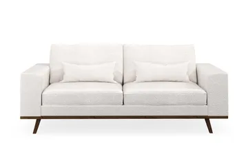 Copenhagen 2-sits Soffa i Bouclé - Vit - Möbler - Soffa - 2 sits soffa