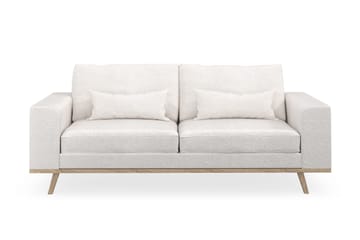 Copenhagen 2-sits Soffa i Bouclé - Vit - Möbler - Soffa - 2 sits soffa
