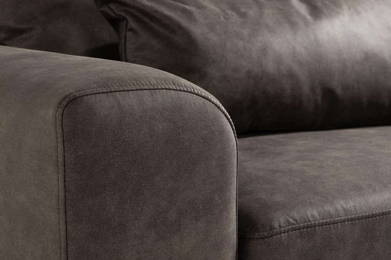 Copenhagen 2-sits Soffa i Konstläder - Mörkgrå - Möbler - Soffa - 2 sits soffa