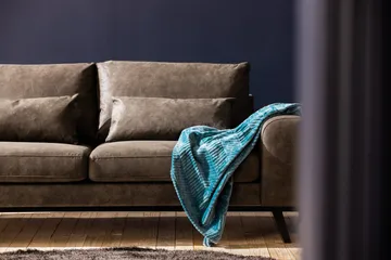 Copenhagen 2-sits Soffa i Konstläder - Mörkgrå - Möbler - Soffa - 2 sits soffa