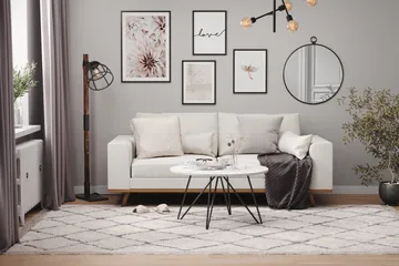Copenhagen 2-sits Tygsoffa - Beige - Möbler - Soffa - 2 sits soffa