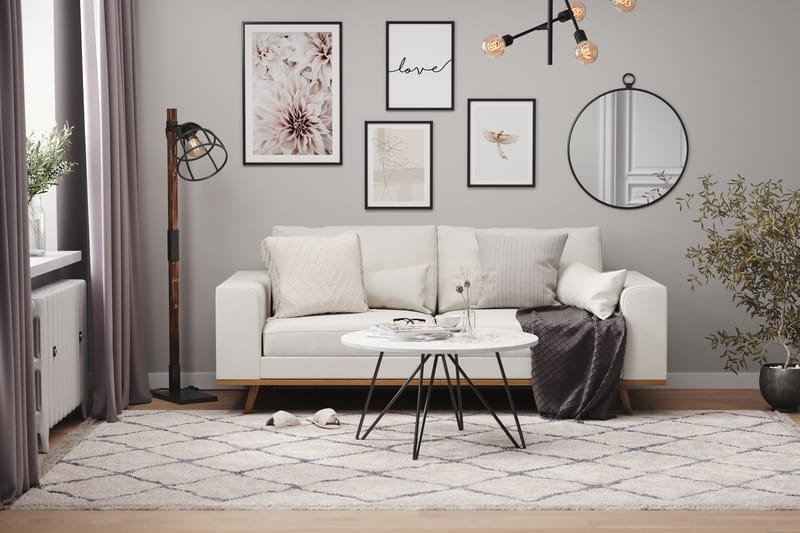 Copenhagen 2-sits Tygsoffa - Beige - Möbler - Soffa - 2 sits soffa