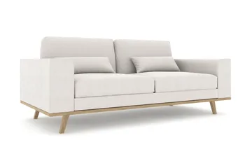 Copenhagen 2-sits Tygsoffa - Ljusgrå - Möbler - Soffa - 2 sits soffa