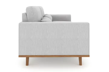 Copenhagen 2-sits Tygsoffa - Ljusgrå - Möbler - Soffa - 2 sits soffa