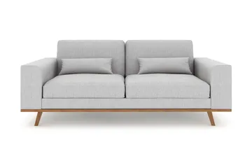 Copenhagen 2-sits Tygsoffa - Ljusgrå - Möbler - Soffa - 2 sits soffa