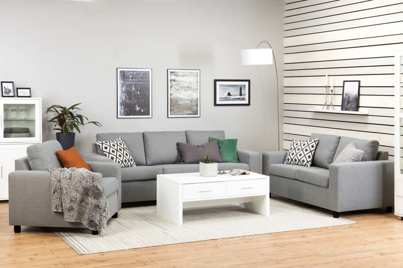 Crazy 2-sits Tygsoffa - Grå - Möbler - Soffa - 2 sits soffa