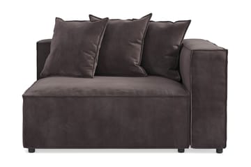 Cubo 2-sits Högermodul i Sammet - Antracit - Möbler - Soffa - Modulsoffa - Övriga moduler till modulsoffa