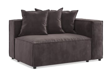 Cubo 2-sits Högermodul i Sammet - Antracit - Möbler - Soffa - Modulsoffa - Övriga moduler till modulsoffa