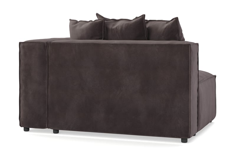 Cubo 2-sits Högermodul i Sammet - Antracit - Möbler - Soffa - Modulsoffa - Övriga moduler till modulsoffa