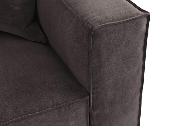 Cubo 2-sits Högermodul i Sammet - Antracit - Möbler - Soffa - Modulsoffa - Övriga moduler till modulsoffa