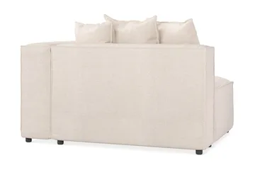 Cubo 2-sits Högermodul i Tyg 120 cm bred - Beige - Möbler - Soffa - Modulsoffa - Övriga moduler till modulsoffa