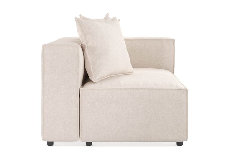 Cubo 2-sits Högermodul i Tyg 120 cm bred - Beige - Möbler - Soffa - Modulsoffa - Övriga moduler till modulsoffa